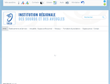 Tablet Screenshot of irsa.fr